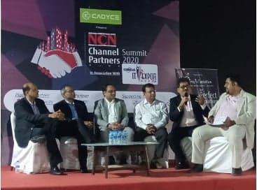 FAIITA Founder President Champak Raj Gurjar on the panel at the NCN Channel Partners Summit 2020