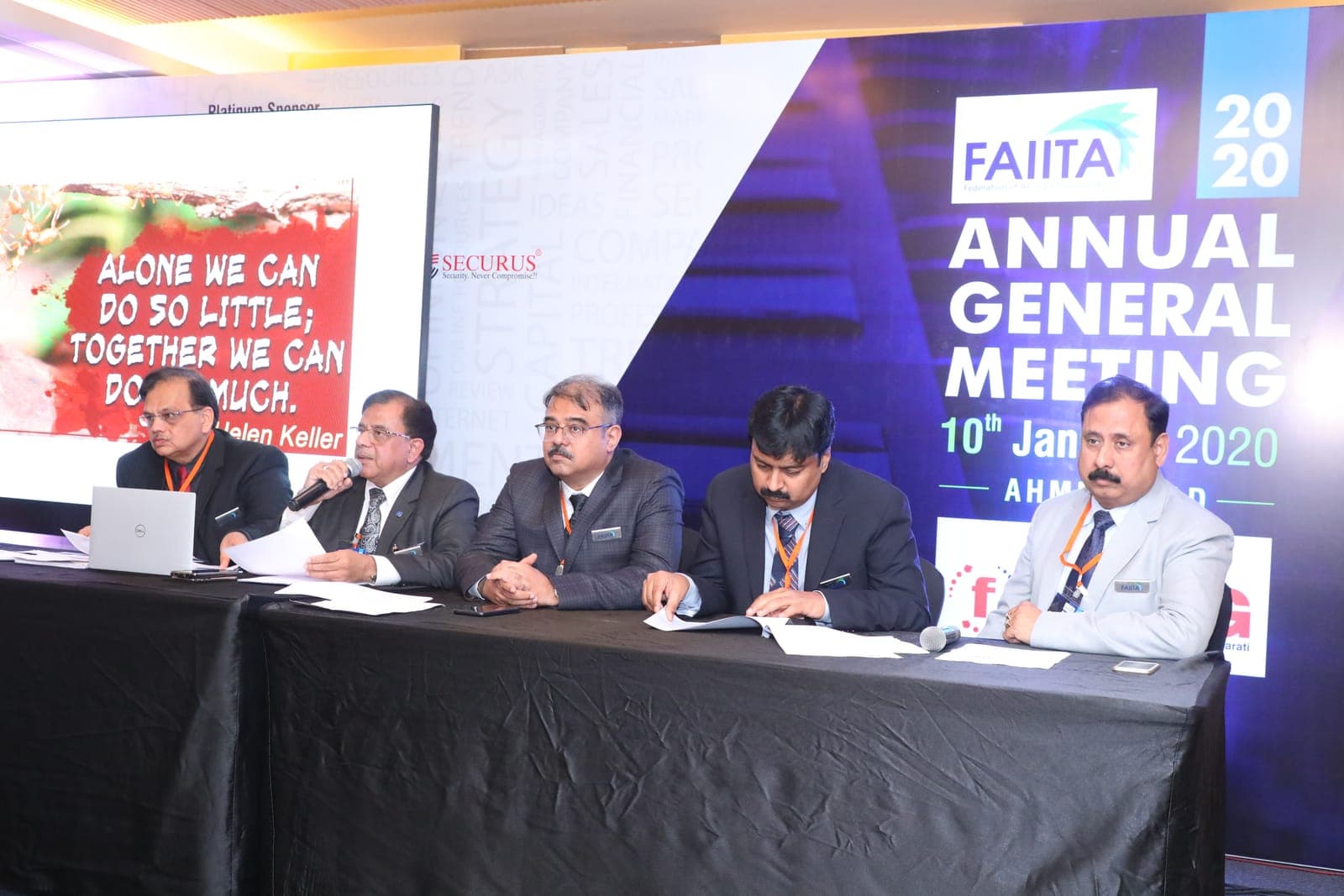 Panel discussion at the FAIITA AGM 2020, hosted by FITAG in Ahmedabad
