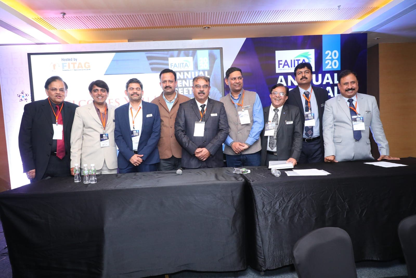FAIITA and FITAG leadership welcome delegates at the Ahmedabad AGM