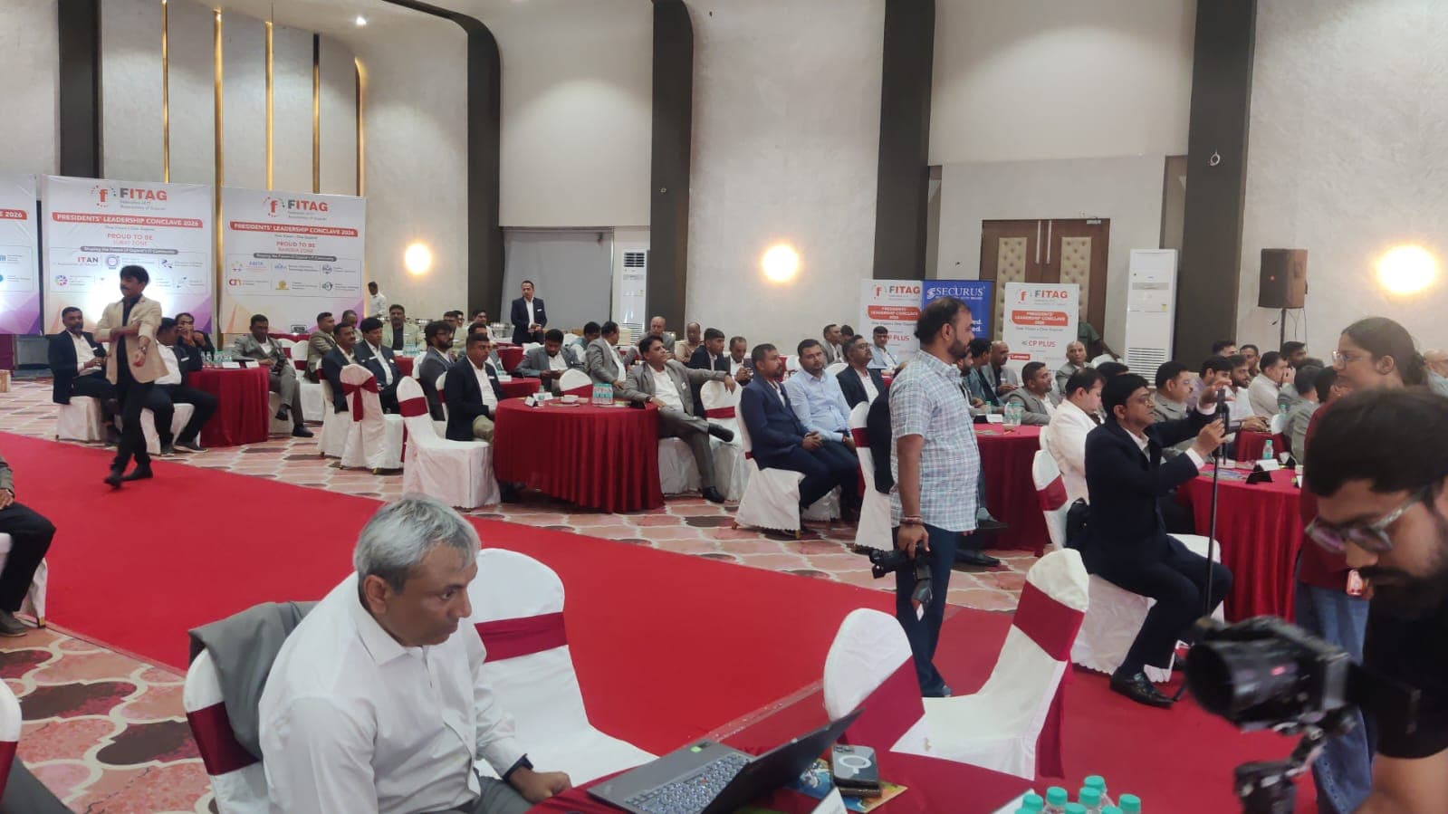 Presidents of FITAG's member associations fill the hall as the conclave proceedings get underway