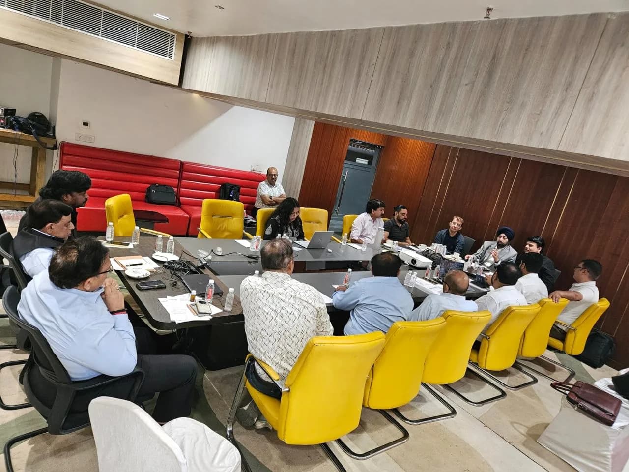 Strategic discussions underway: FAIITA and UPCDWA leaders engage in focused deliberations on strengthening the offline IT channel ecosystem at The Regnant, Lucknow.